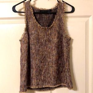 Multi-Color Knit Sweater Vest